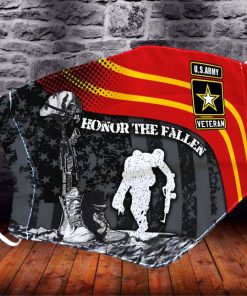 US Army Veteran Honor The Fallen Face Mask
