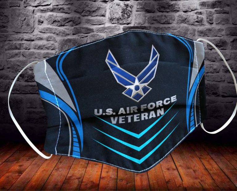 Us Air Force Veteran Face Mask