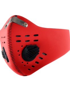 Red n95 filter face mask