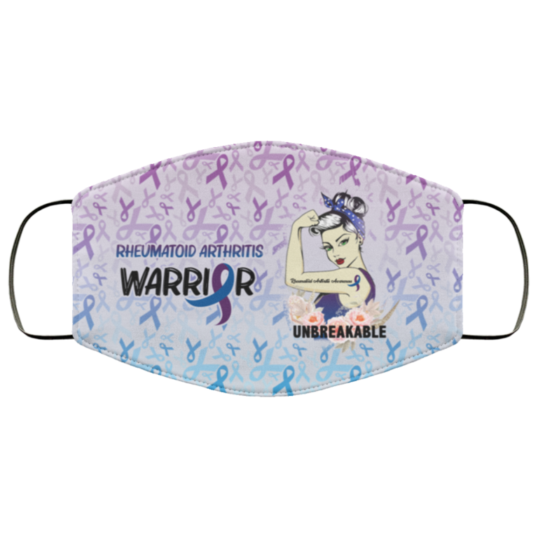 Rheumatoid Arthritis Awareness face mask CC