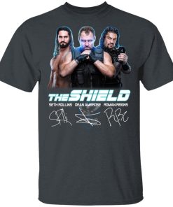 The Shield Seth Rollins Dean Ambrose Roman Reigns signatures
