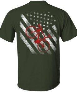 Cycling American Flag Hoodie, T shirt