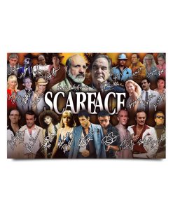 Scarface Characters Signature Poster & Canvas Scarface Characters Signature Poster & Canvas
