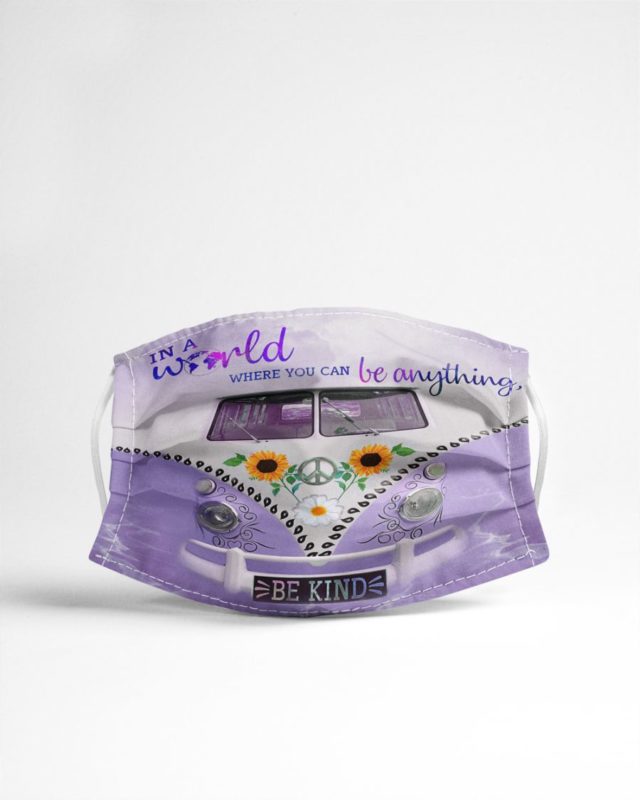 Volkswagen In A World Where You Can Be Anything Be Kind Face Mask