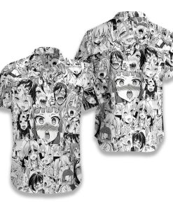 Sexy Anime Girls Hot Chick Anime Button-up T-Shirt