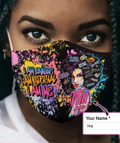Customize Name I Am Unique I Am Special I Am Me Face Mask