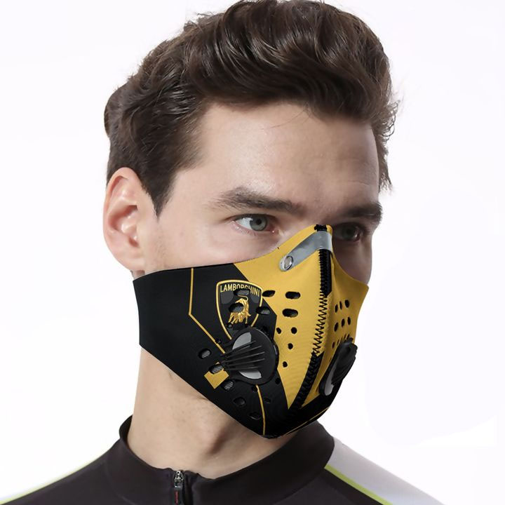 Lamborghini N95 Filter Face Mask - RobinPlaceFabrics