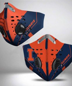 Illinois Fighting Illini Football N95 Filter Face Mask