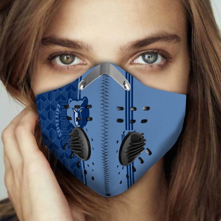 Memphis Grizzlies N95 Filter Face Mask - RobinPlaceFabrics