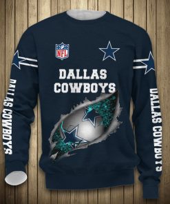 Dallas Cowboys Football All Over Print Hoodie, T Shirt