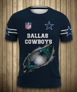 Dallas Cowboys Football All Over Print T Shirt