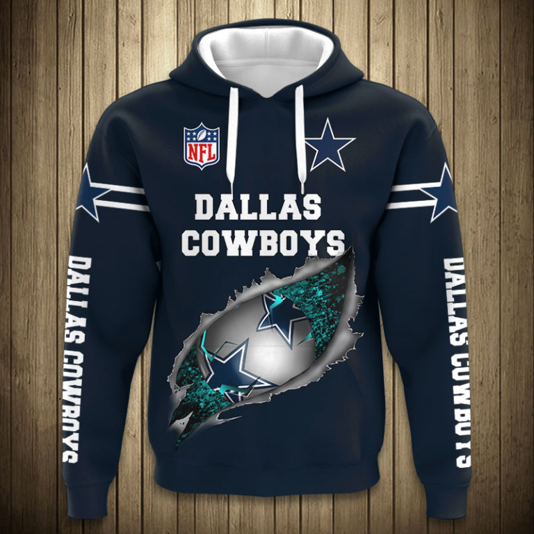 Dallas Cowboys Football All Over Print Hoodie, T Shirt