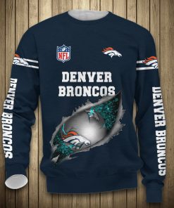 Denver Football All Over Print Sweatshirt