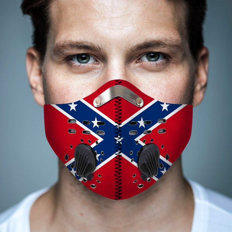 Confederate Flag N95 Filter Face Mask