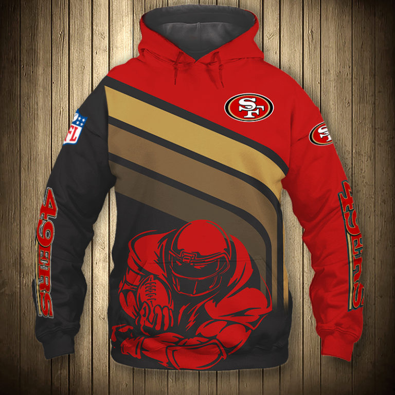 San Francisco 49ers Football All Over Print Hoodie, T Shirt