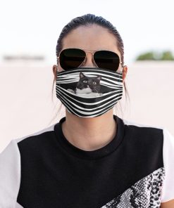Tuxedo Cat Face Mask