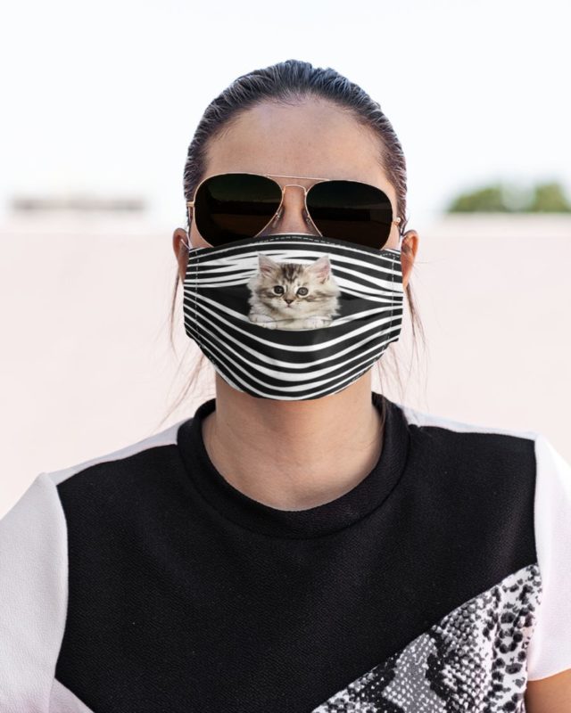 Maine Coon Cat Face Mask