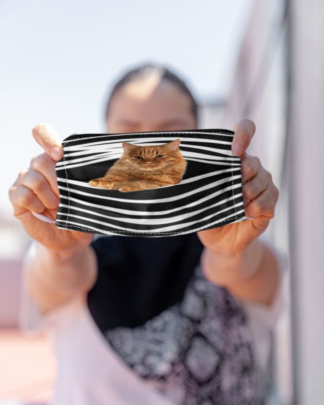 Manx Cat Face Mask