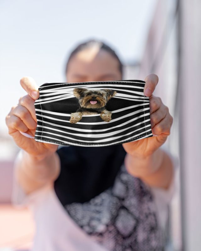Yorkshire Terrier Dog Face Mask