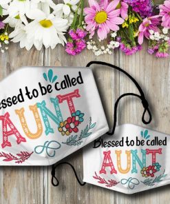 Blessed To Be Called Aunt Face Mask