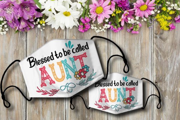 Blessed To Be Called Aunt Face Mask