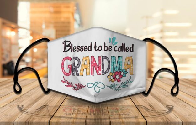Blessed To Be Called Grandma Face Mask
