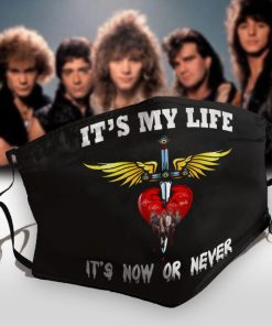 Bon Jovi It’s My Life It’s Now Or Never Face Mask