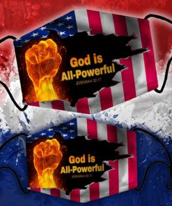 God Is All Powerful Face Mask God Is All Powerful Face Mask