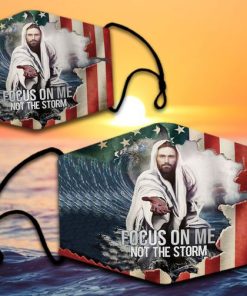 Jesus Focus On Me Not The Storm Face Mask Jesus Focus On Me Not The Storm Face Mask