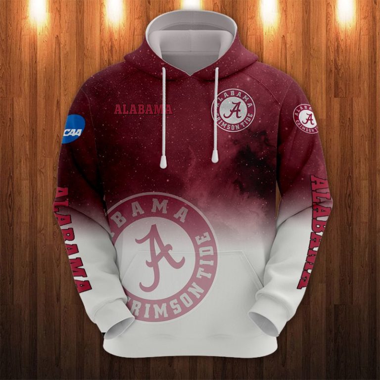 Alabama Crimson Tide Football 3D Full Print Hoodie, T Shirt