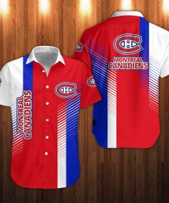 Montreal Canadiens Hockey Button Up T-Shirt