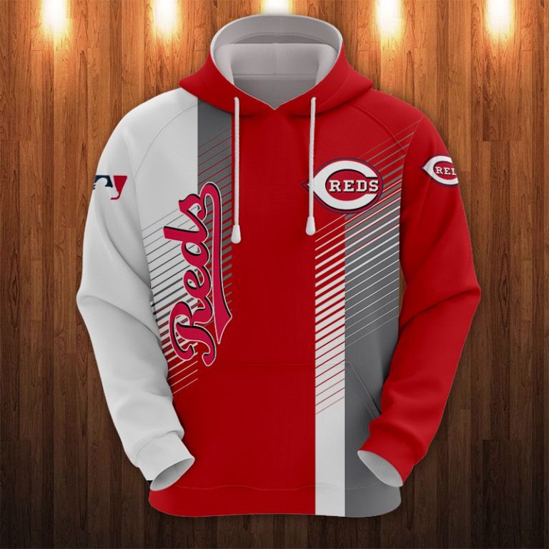 Cincinnati Reds Baseball All Over Print Hoodie, T Shirt