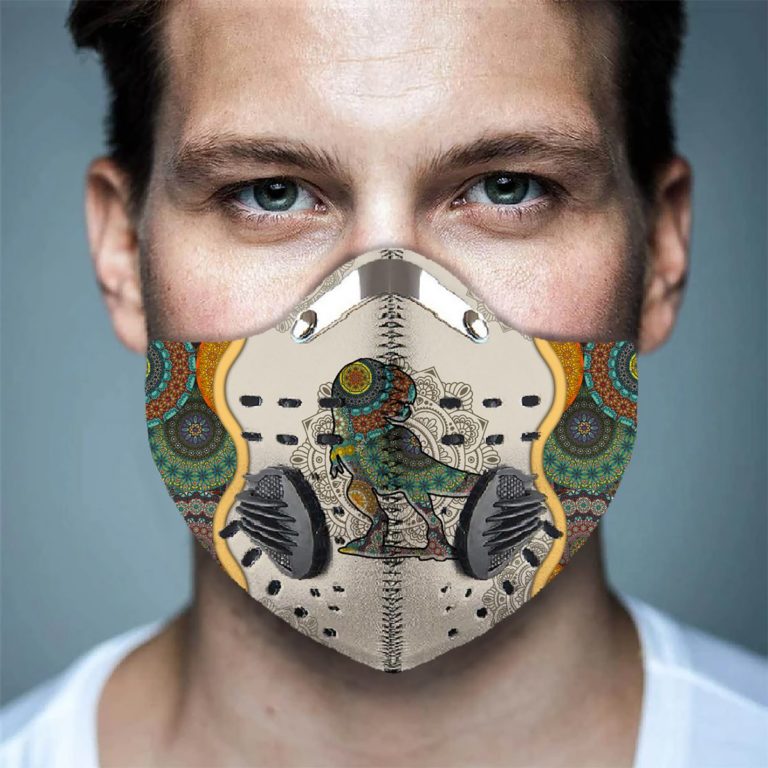 Mandala Dinosaur N95 Filter Face Mask