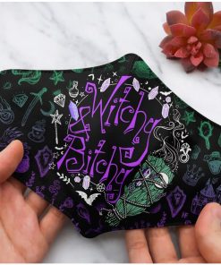Halloween Witchy And Bitchy Face Mask + Filter
