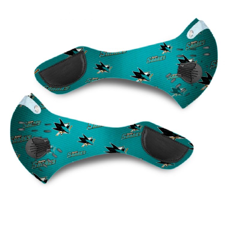 NHL San Jose Sharks N95 Filter Face Mask + Filter