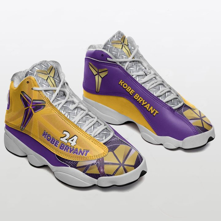 Kobe Bryant Team Purple Air Jordan 13 Shoes Custom Name Sneakers