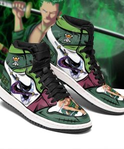 One Piece Roronoa Zoro Jordan 1 High Sneaker One Piece Roronoa Zoro Jordan 1 High Sneaker