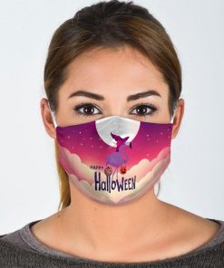 Halloween Flamingo Pumpkin PM2.5 Filter Face Mask Halloween Flamingo Pumpkin PM2.5 Filter Face Mask