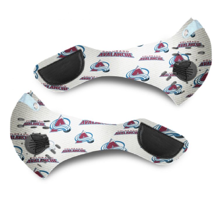 Colorado Avalanche Ice Hockey Face Mask + N95 Filter