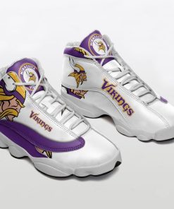 Minnesota Vikings Air Jordan 13 Sneaker Minnesota Vikings Air Jordan 13 Sneaker