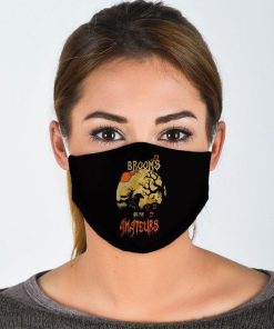 Brooms are for Amateurs Riding Horse Face Mask