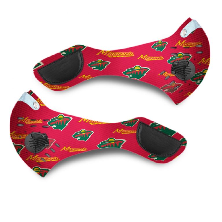 Minnesota Wild Hockey Face Mask + N95 Filter