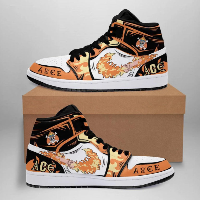 One Piece Luffy Gear 4 Jordan 1 High Sneakers - Robinplacefabrics