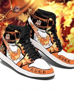 One Piece Portgas D. Ace Fire Fist Jordan 1 High Sneaker One Piece Portgas D. Ace Fire Fist Jordan 1 High Sneaker