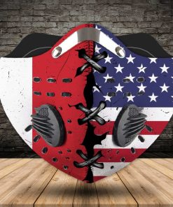 Italy and US Flag N95 Filter Face Mask Italy and US Flag N95 Filter Face Mask