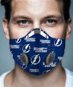 Tampa Bay Lightning Hockey Face Mask + N95 Filter Tampa Bay Lightning Hockey Face Mask + N95 Filter