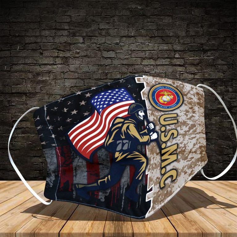 US Marine Corps Carbon Filters Face Mask