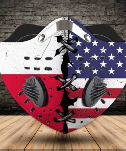 Poland and US Flag N95 Filter Face Mask Poland and US Flag N95 Filter Face Mask
