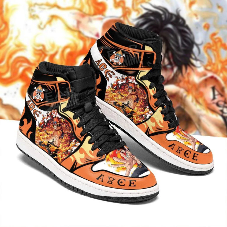 One Piece Trafalgar Law Jordan 1 High Sneaker - RobinPlaceFabrics