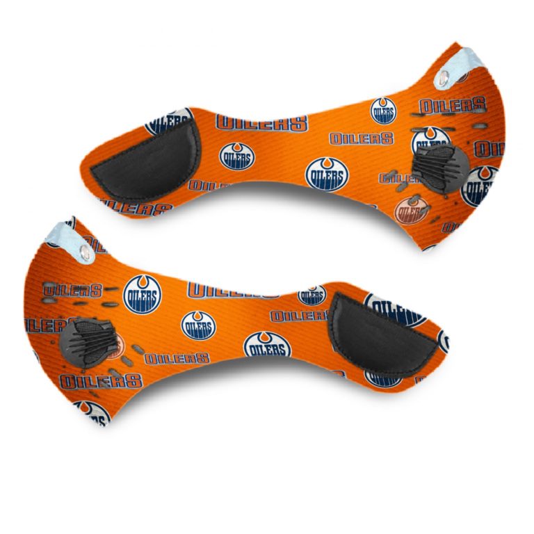 Edmonton Oilers Hockey Face Mask + N95 Filter